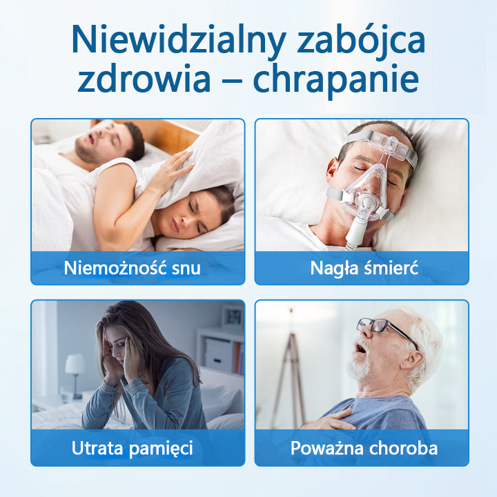 ➡️ Timilk® Stop Chrapaniu – Nosowy aparat ułatwiający oddychanie i redukujący chrapanie 🌙✨