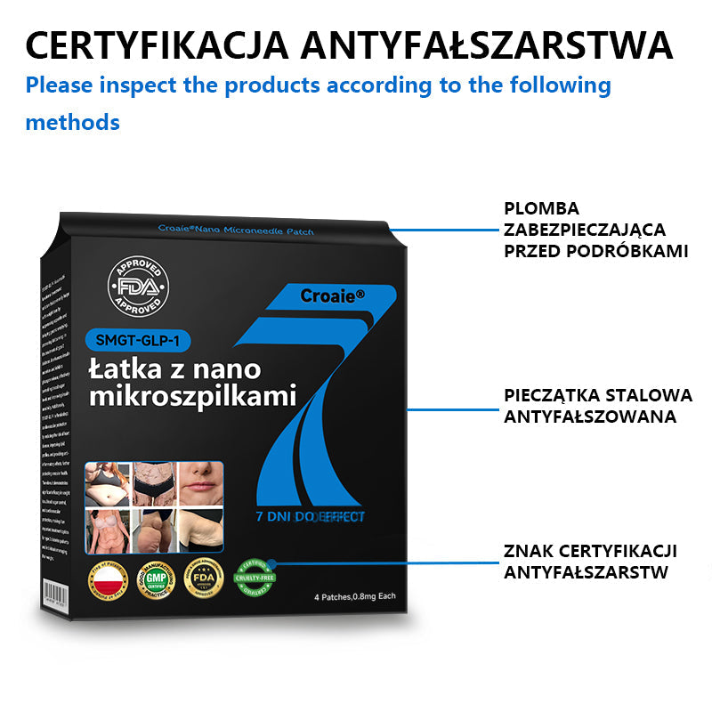 🔥[Zobacz wyniki w ciągu 7 dni 🛡Croaie® SMGT-GLP-1 Nano Microneedle Patch (Bezbolesny, długotrwały, zajmujący się cukrzycą, otyłością i chorobami układu krążenia).