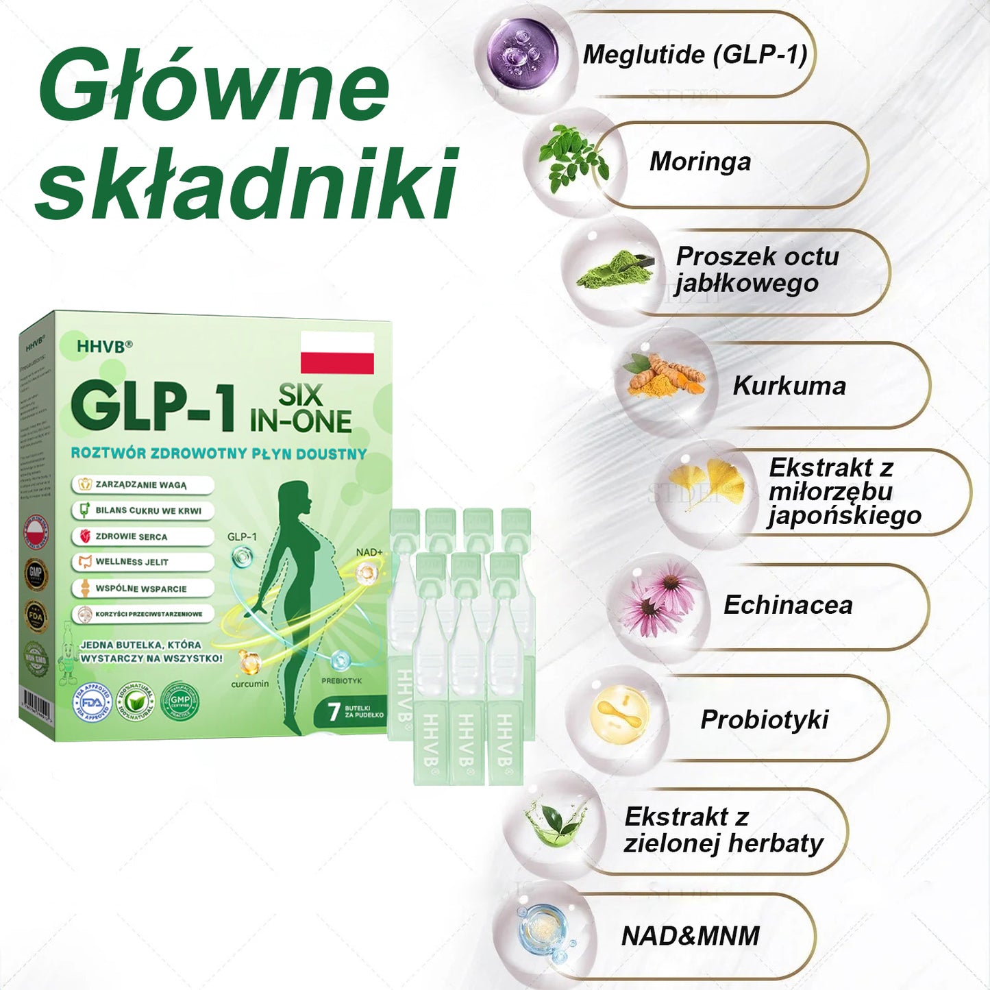 Zalecane przez Centrum Zdrowia w Polsce | Oficjalny sklep 👨⚕️HHVB® GLP-1 doustny roztwór na odchudzanie 💥 Otyłość, choroby układu krążenia, cukrzyca, bezdech senny, problemy ze stawami i inne