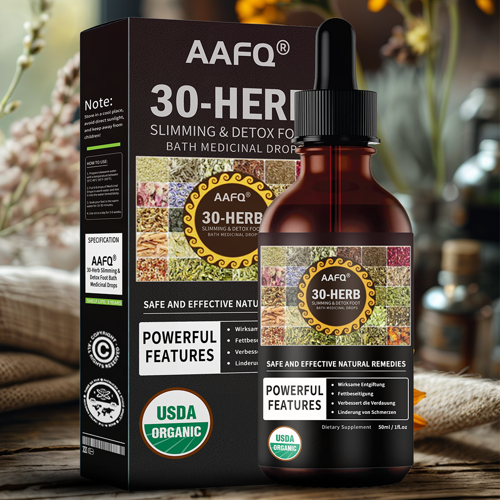 30-Herb Slimming & Detox Foot Bath Medicinal Drops❤️👩⚕️