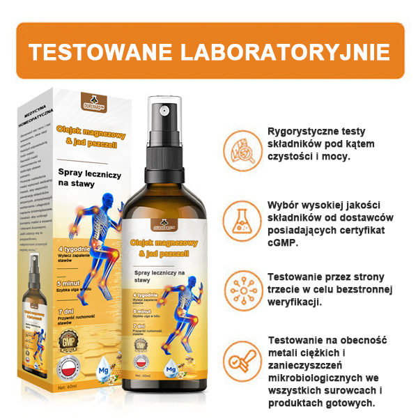✅Oficjalny sklep: Ouryard™ Olej magnezowy i miód w sprayu do naprawy stawów👨⚕️Zatwierdzony przez Polską Agencję Leków, Wyrobów Medycznych i Produktów Biologicznych (URPL)