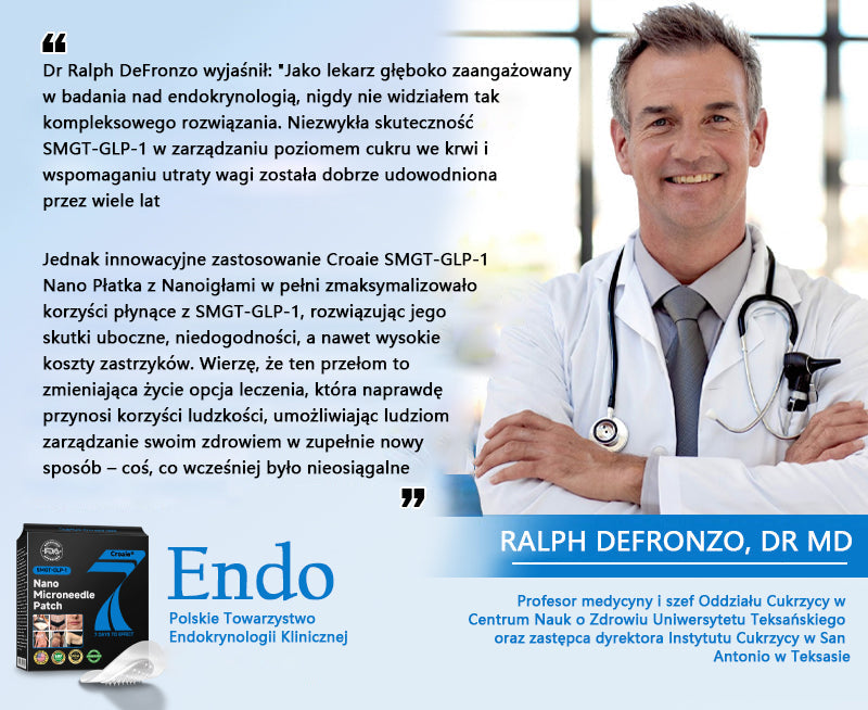 🔥[Zobacz wyniki w ciągu 7 dni 🛡Croaie® SMGT-GLP-1 Nano Microneedle Patch (Bezbolesny, długotrwały, zajmujący się cukrzycą, otyłością i chorobami układu krążenia).