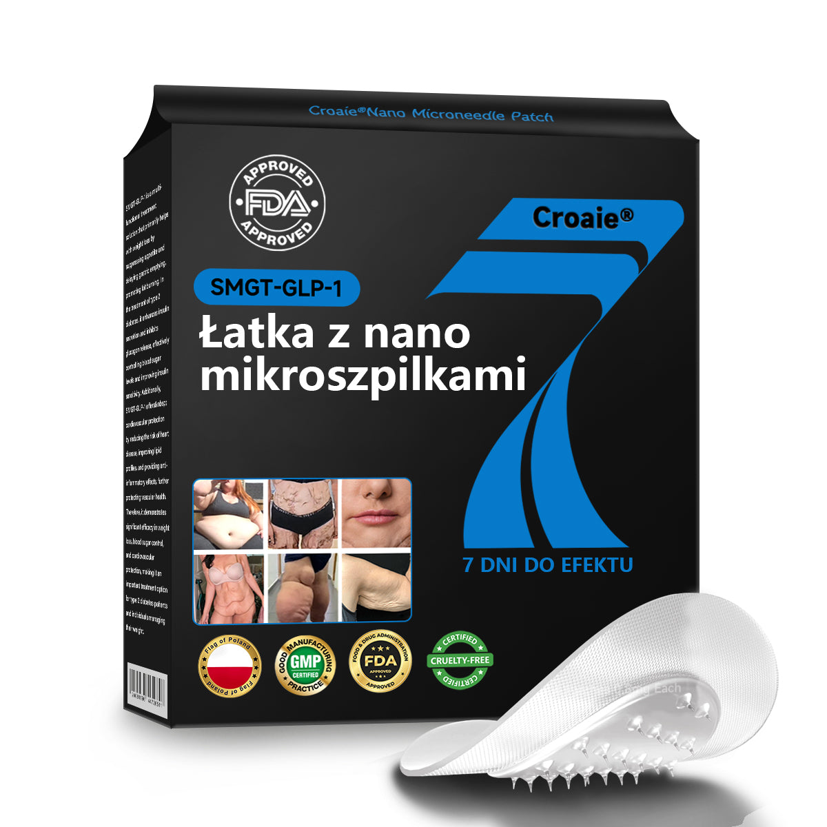 🔥[Zobacz wyniki w ciągu 7 dni 🛡Croaie® SMGT-GLP-1 Nano Microneedle Patch (Bezbolesny, długotrwały, zajmujący się cukrzycą, otyłością i chorobami układu krążenia).