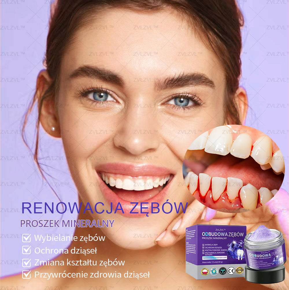 Mineralny proszek do odbudowy zębów ZVLZVL™ 🦷(polecany przez PTS)(👨🏻⚕️Oferta ograniczona czasowo — nie przegap jej👨🏻⚕️)
