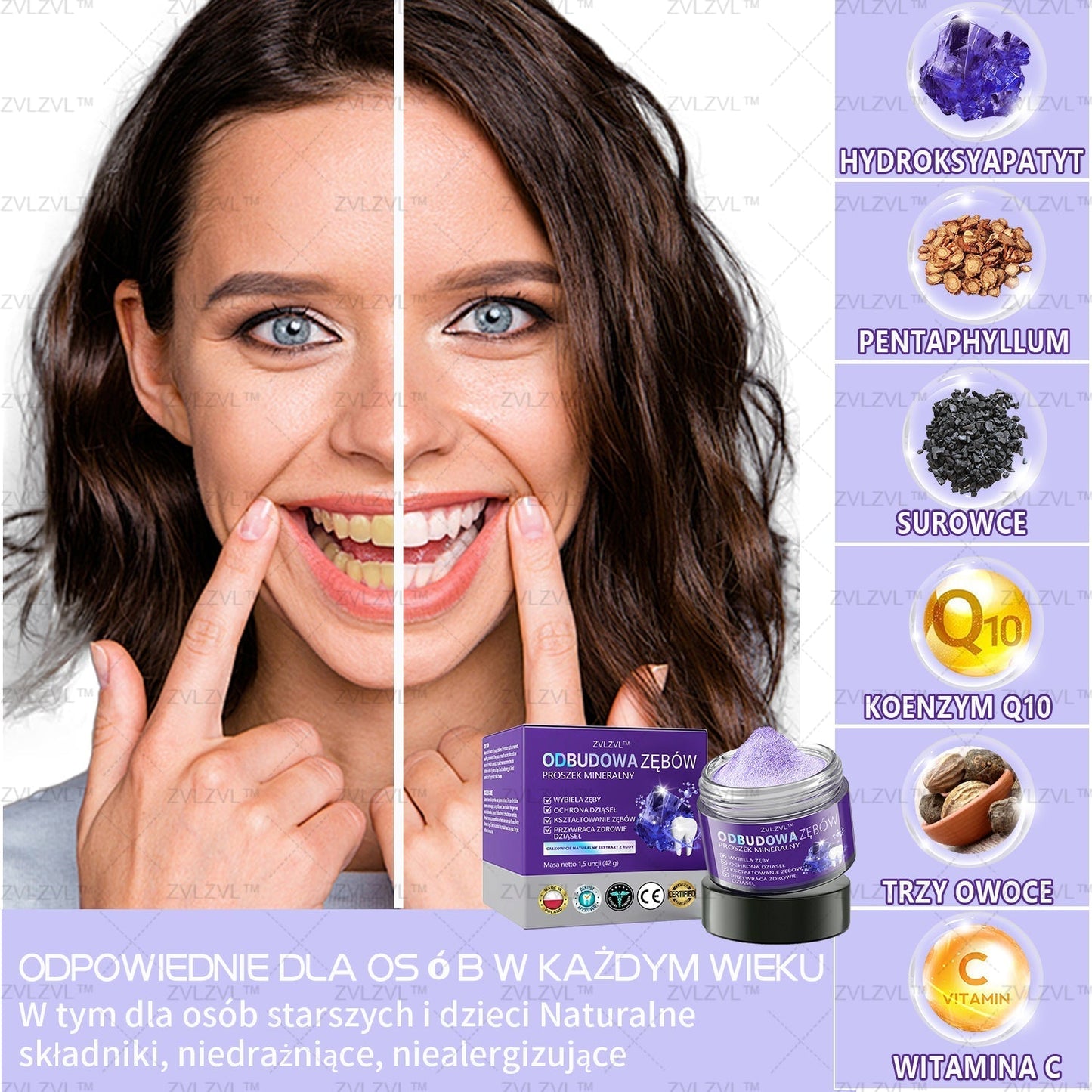 Mineralny proszek do odbudowy zębów ZVLZVL™ 🦷(polecany przez PTS)(👨🏻⚕️Oferta ograniczona czasowo — nie przegap jej👨🏻⚕️)