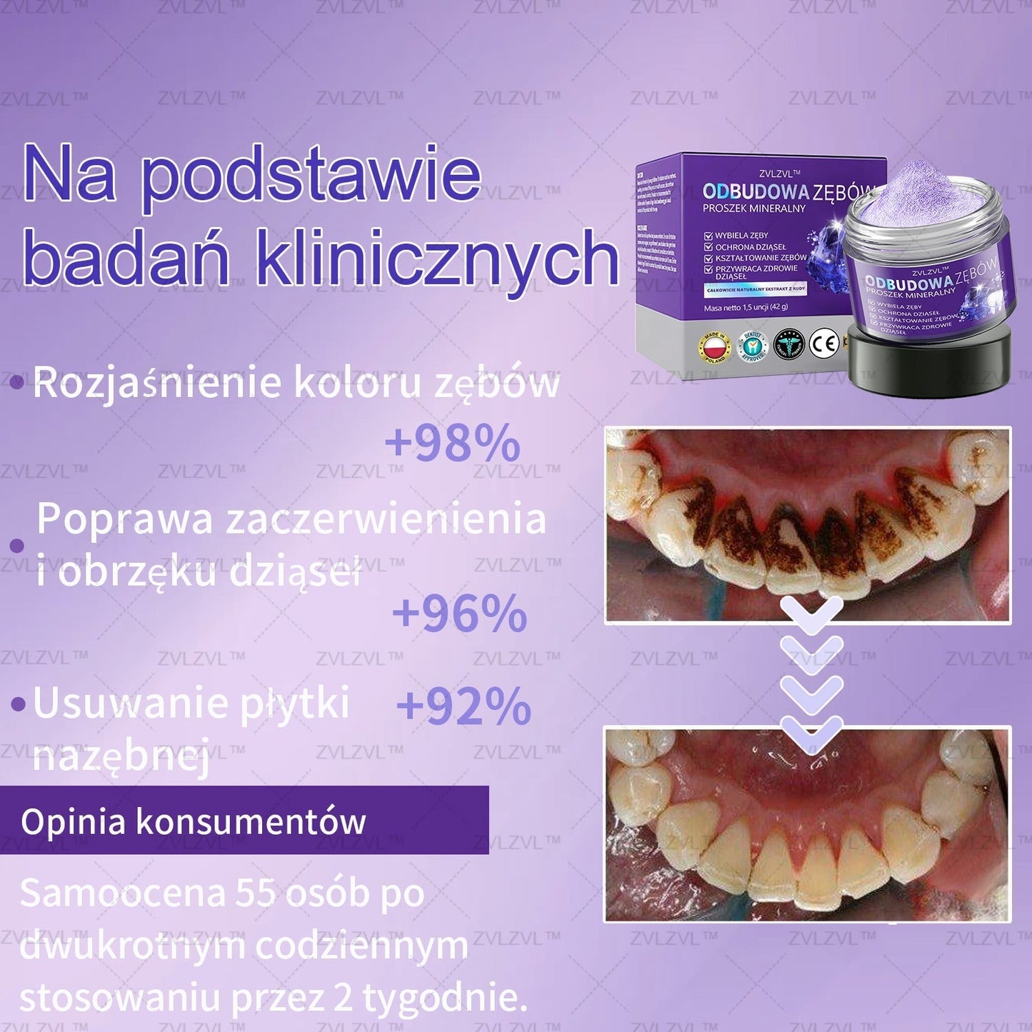 Mineralny proszek do odbudowy zębów ZVLZVL™ 🦷(polecany przez PTS)(👨🏻⚕️Oferta ograniczona czasowo — nie przegap jej👨🏻⚕️)