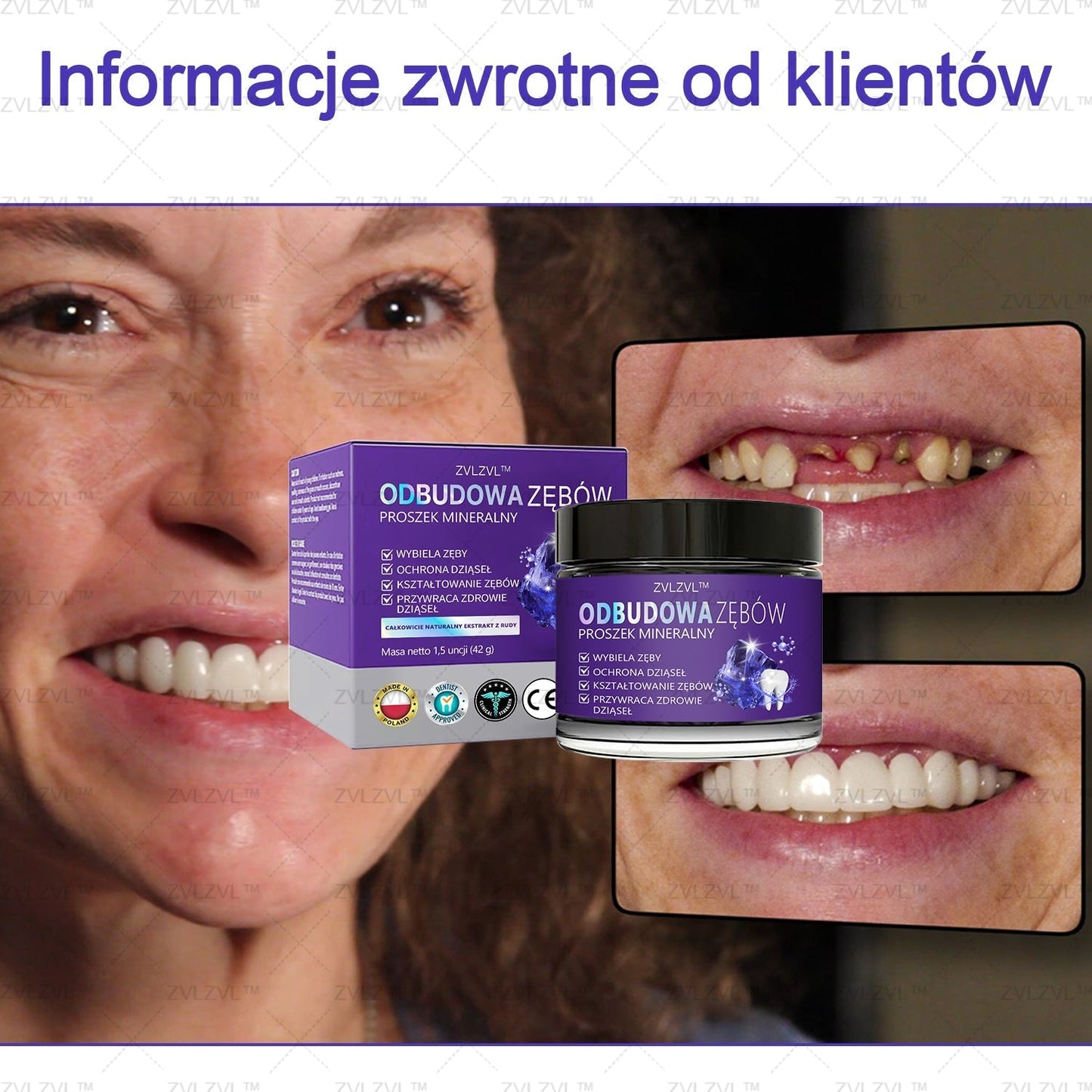 Mineralny proszek do odbudowy zębów ZVLZVL™ 🦷(polecany przez PTS)(👨🏻⚕️Oferta ograniczona czasowo — nie przegap jej👨🏻⚕️)