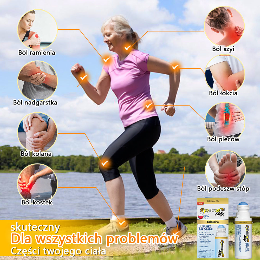 ✅Oficjalny sklep: flysmus™ Lidocaine Szybko działający środek przeciwbólowy i leczniczy 👨⚕️Zatwierdzony przez Polskie Towarzystwo Ortopedyczne (PTG) (łagodzi ból stawów, obrzęki, sztywność, zaczerwienienia, ciepło, bolesność i zmęczenie stawów)