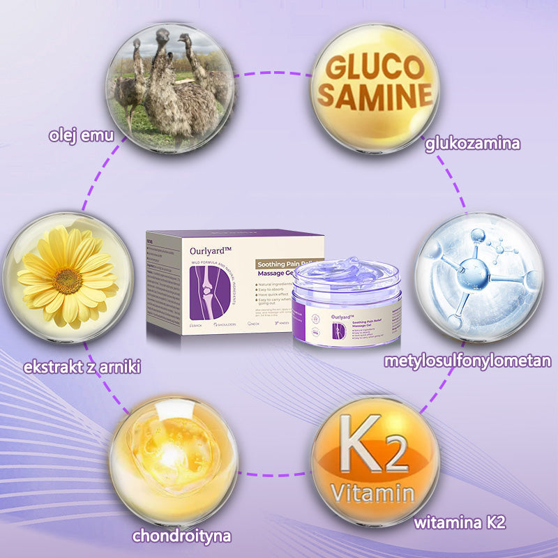 🍀🍀Oficjalny Sklep: Ourlyard™ Żel do Masażu Łagodzący Ból Artretyzmu z Kurkumą i Olejem z Emu 👨⚕️ Zatwierdzone przez Polskie Towarzystwo Ortopedyczne (PTO)