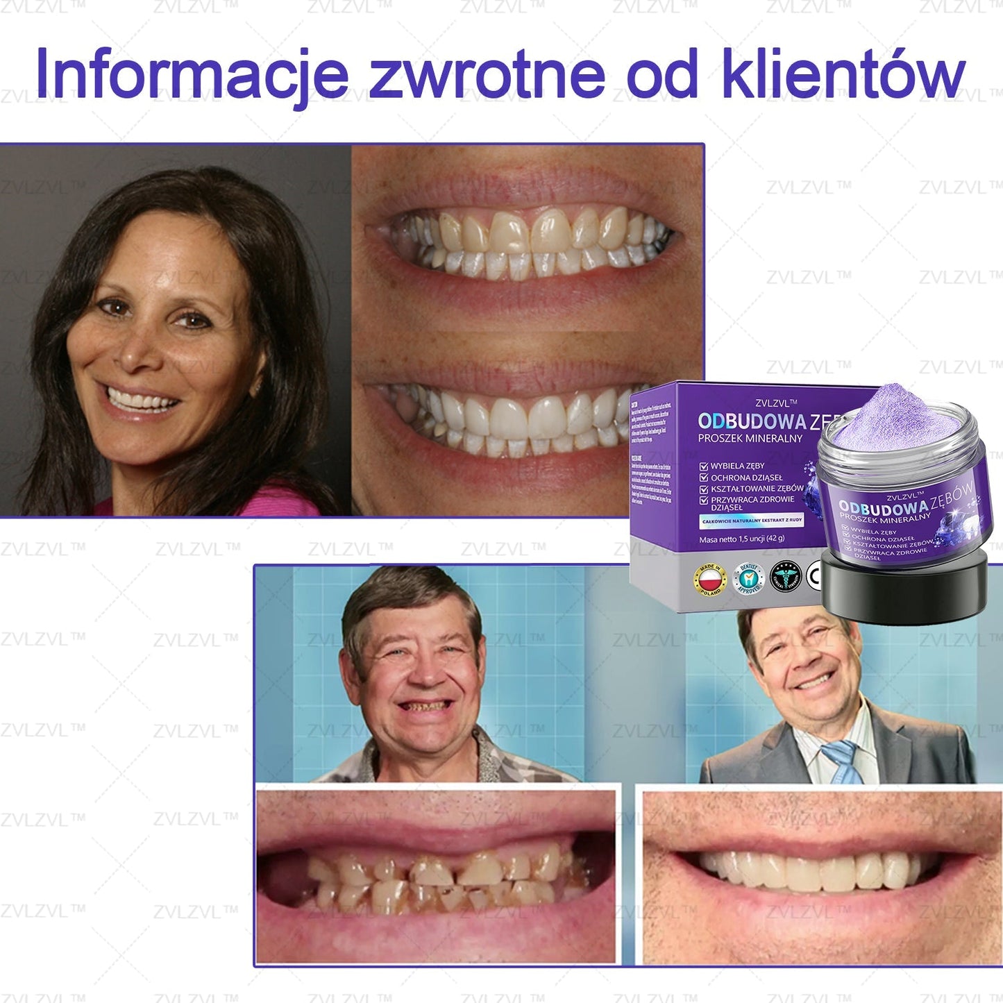 Mineralny proszek do odbudowy zębów ZVLZVL™ 🦷(polecany przez PTS)(👨🏻⚕️Oferta ograniczona czasowo — nie przegap jej👨🏻⚕️)
