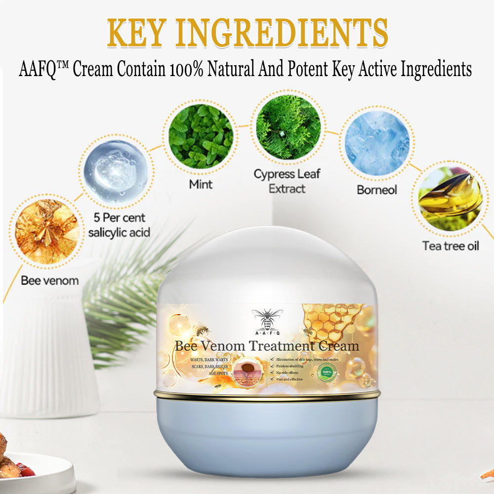 🏵️AAFQ™ Bee Venom Skin Treatment Cream(𝐴𝐴𝐷 𝑅𝑒𝑐𝑜𝑚𝑚𝑒𝑛𝑑𝑒𝑑)