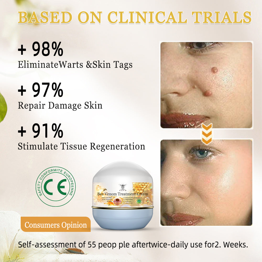 🏵️AAFQ™ Bee Venom Skin Treatment Cream(𝐴𝐴𝐷 𝑅𝑒𝑐𝑜𝑚𝑚𝑒𝑛𝑑𝑒𝑑)