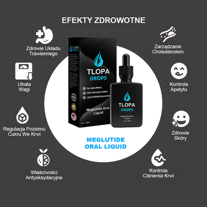 TLOPA® Meglutide Płyn Doustny💎(Suplement diety wspomagający spalanie tłuszczu - opracowany przez Uniwersytet Columbia, jeden z produktów wysoko rekomendowanych przez FTC na rok 2025)
