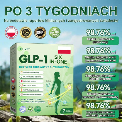 Zalecane przez Centrum Zdrowia w Polsce | Oficjalny sklep 👨‍⚕️HHVB® GLP-1 doustny roztwór na odchudzanie 💥 Otyłość, choroby układu krążenia, cukrzyca, bezdech senny, problemy ze stawami i inne