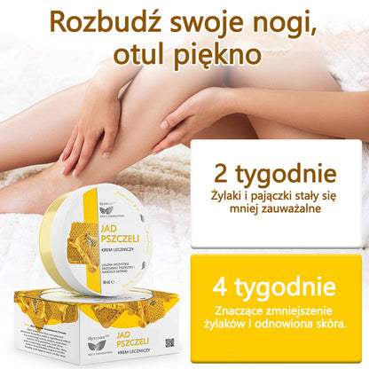 ✅flysmus™ Krem Leczniczy z Jadem Pszczelim🐝: Leczenie egzemy, łuszczycy, trądziku, trądziku różowatego, infekcji grzybiczych, brodawek