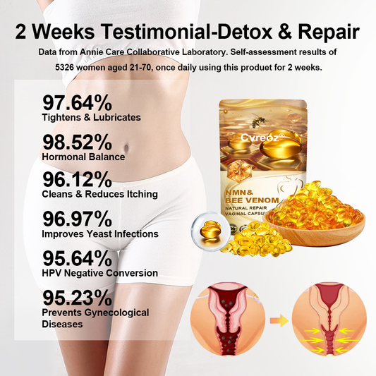 Cvreoz® Bee Venom NMN Natural Repair Vaginal Capsules [For all vaginal and hormonal problems]