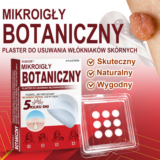 KUBOZN® – 🌿 Mikroigłowy Botaniczny Plaster 🌿 Skuteczne Usuwanie Narośli Skórnych | 💎 Naturalna Formuła