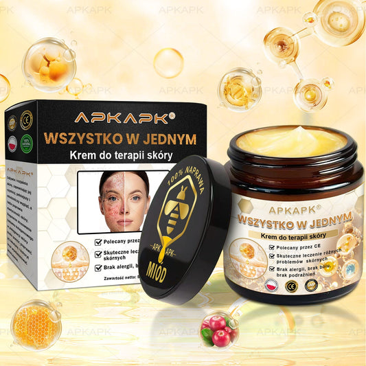 APKAPK™ Skuteczny krem do kompleksowej pielęgnacji skóry, 🧑‍⚕️🧑‍⚕️🧑‍⚕️zatwierdzony przez Polskie Towarzystwo Dermatologiczne (PTD) oraz  – Państwowy Zakład Higieny (PZH).
