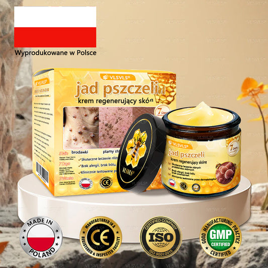 💐🌟💐Wyprodukowano i wysłano z Polski✨ Krem naprawczy do skóry VLSVLS® z jadem pszczelim🔥 Ostatni dzień zniżki 80%