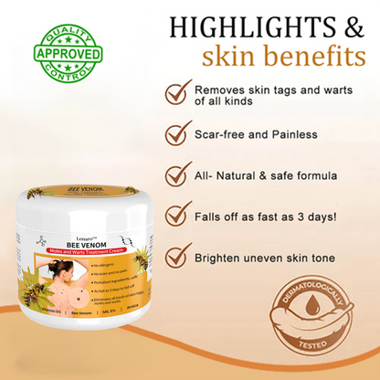 🍀🐝[👑Official Brand Store👑] Cvreoz™ Bee Venom Mole and Wart Treatment Cream(👨‍⚕AAD RECOMMENDS)