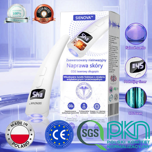 SIE𝖭𝖮𝖵𝖠™ Zaawansowany nieinwazyjny laser CO₂ do naprawy skóry 🎉 (Delikatnie usuwa brodawki, znamiona, plamy starcze i narośla skórne – bez bólu, bez zamieszania!)