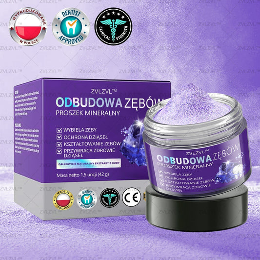 Mineralny proszek do odbudowy zębów ZVLZVL™ 🦷(polecany przez PTS)(👨🏻‍⚕️Oferta ograniczona czasowo — nie przegap jej👨🏻‍⚕️)