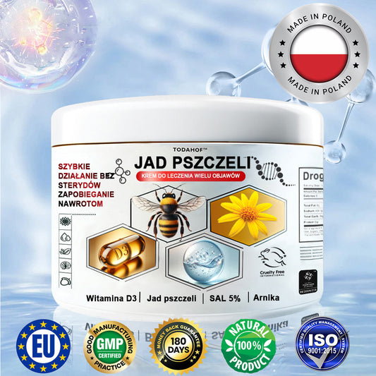 TOD𝐀HOF™🥑 Krem do wielosymptomowej pielęgnacji skóry z jadem pszczelim (Zalecane przez PZH)