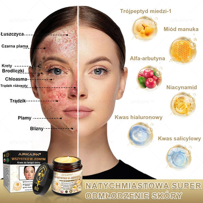 APKAPK™ Skuteczny krem do kompleksowej pielęgnacji skóry, 🧑‍⚕️🧑‍⚕️🧑‍⚕️zatwierdzony przez Polskie Towarzystwo Dermatologiczne (PTD) oraz  – Państwowy Zakład Higieny (PZH).
