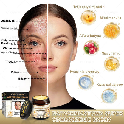 🎅APKAPK™ Skuteczny krem do kompleksowej pielęgnacji skóry, 🧑‍⚕️🧑‍⚕️🧑‍⚕️zatwierdzony przez Polskie Towarzystwo Dermatologiczne (PTD) oraz  – Państwowy Zakład Higieny (PZH).