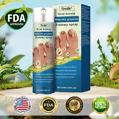✨ Timilk® ✨ – 🌿 Ziołowy Spray Przeciwgrzybiczy do Paznokci i Skóry 🦶