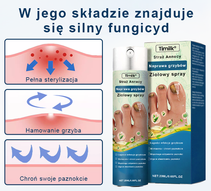 ✨ Timilk® ✨ – 🌿 Ziołowy Spray Przeciwgrzybiczy do Paznokci i Skóry 🦶