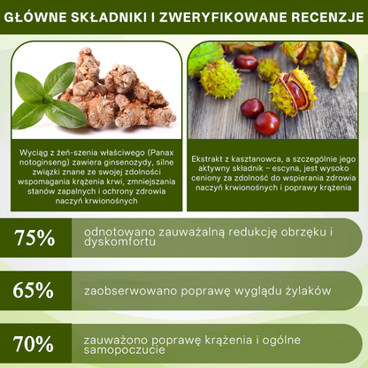 [ Efekty już w 7 dni ]👨‍⚕️ Croaie® Krem na Obrzęki i Żylaki (Certyfikat GMP UE • Opracowany na obrzęki, żylaki i słabe krążenie krwi 🦵)