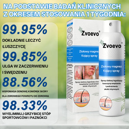✅ Oficjalny Sklep: Zvoevo® Magnezowy Ziołowy Spray na Łuszczycę ⚕️ Certyfikowany przez FDA (Łagodzi łuszczycę i egzemę, poprawia infekcje bakteryjne w okolicach intymnych, leczy trądzik i brodawki, łagodzi ból stawów i ból neuropatyczny)