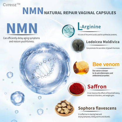 Cvreoz® Bee Venom NMN Natural Repair Vaginal Capsules [For all vaginal and hormonal problems]