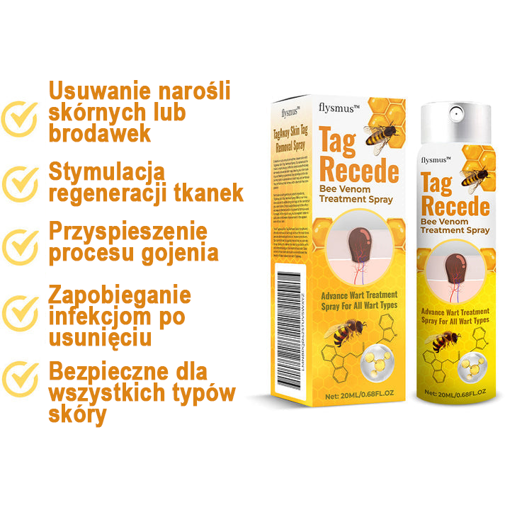 🐝flysmus™ Sprej z jadem pszczelim do usuwania brodawek i znamion skórnych 🐝