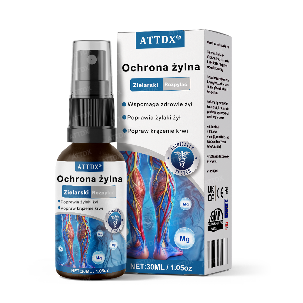 🌿🌿 🌿ATTDX® – Ziołowy Spray na Żylaki z Potwierdzoną Skutecznością w 7 Dni!