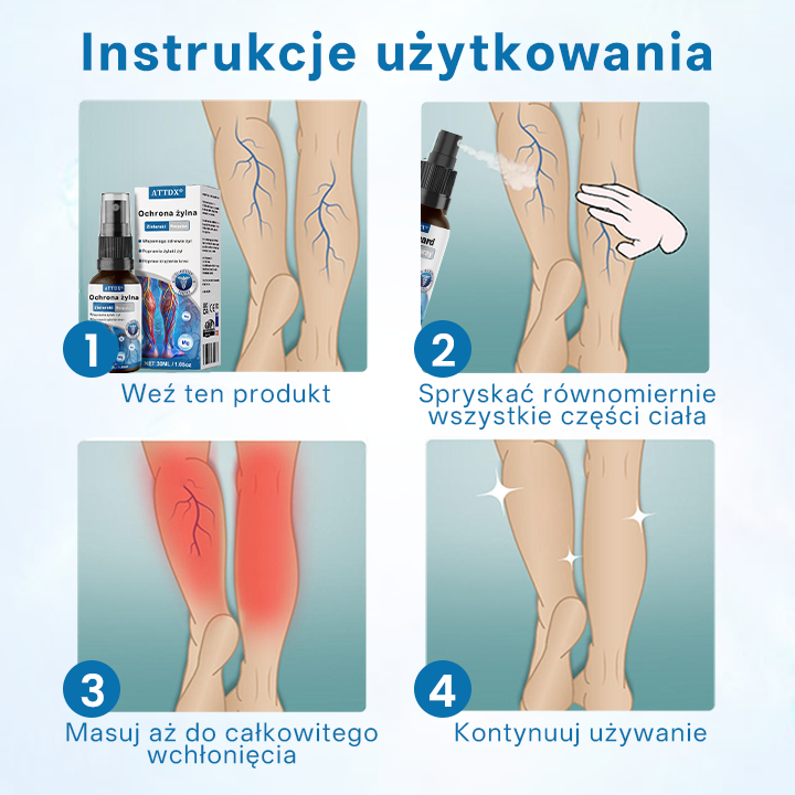🌿🌿 🌿ATTDX® – Ziołowy Spray na Żylaki z Potwierdzoną Skutecznością w 7 Dni!