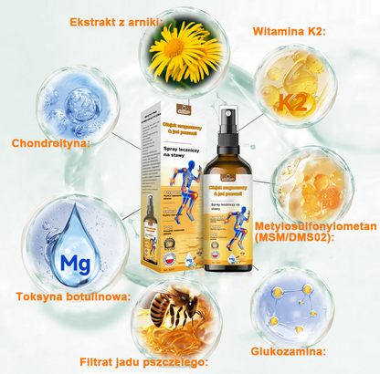 ✅Oficjalny sklep: Ouryard™ Olej magnezowy i miód w sprayu do naprawy stawów👨‍⚕️Zatwierdzony przez Polską Agencję Leków, Wyrobów Medycznych i Produktów Biologicznych (URPL)