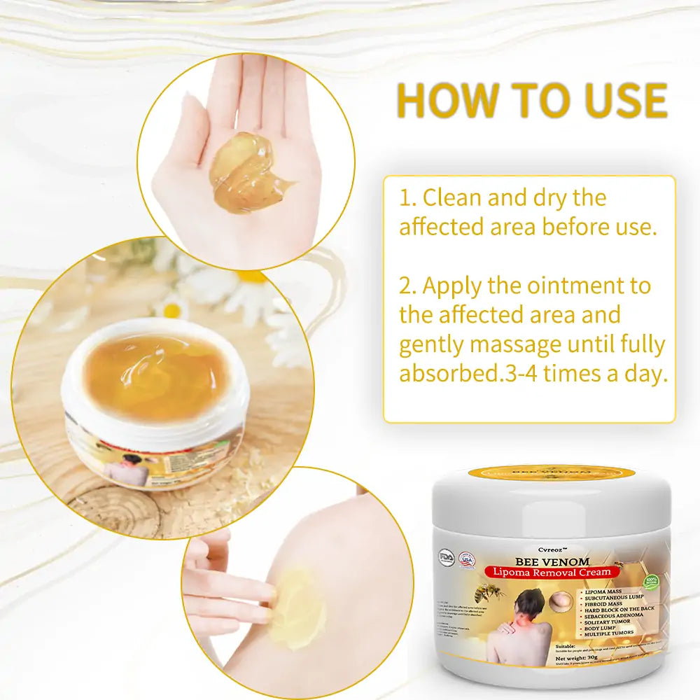 👨‍⚕🐝[👑Official Brand Store👑] Cvreoz™ Bee Venom Lipoma Removal Cream